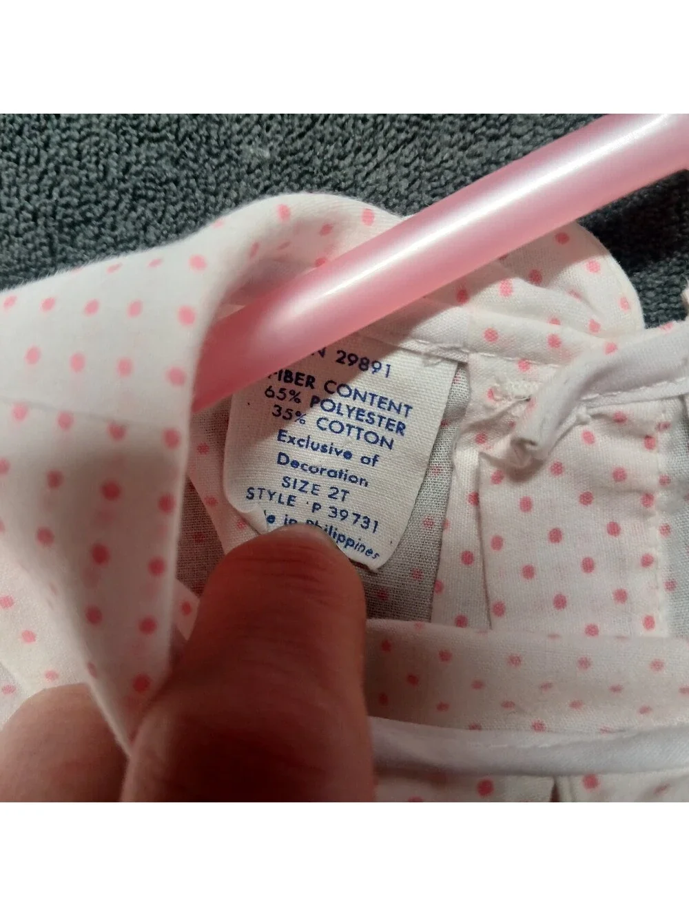 Lot Of 3 Vintage Baby Dresses Various Sizes